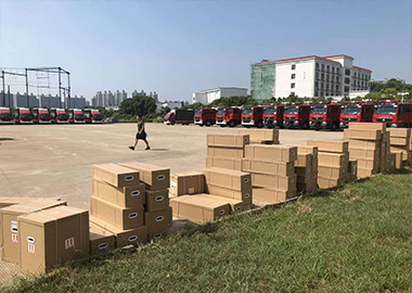 山東迅凱14套液壓破拆工具組交付某公安總隊(duì)。